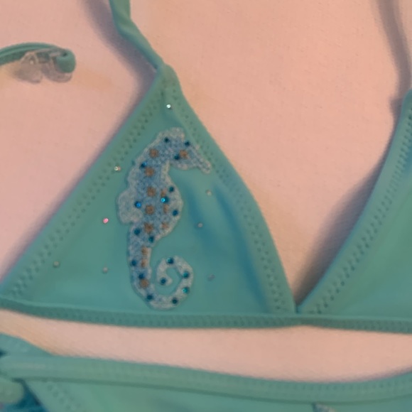 Pate De Sable Turquoise Bikini. Size 4. - Picture 2 of 13